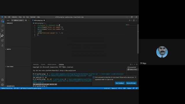 Python input(), int(), type() Demo смотреть онлайн