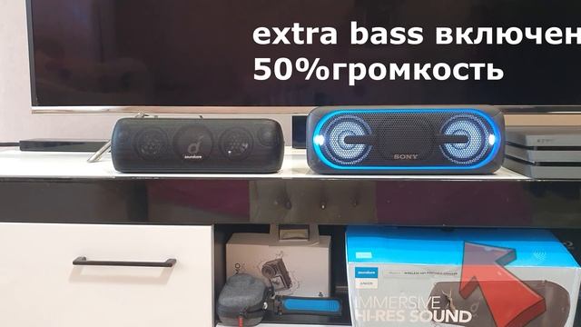 Распаковка, тест и обзор Anker soundcore motion+, плюс сравнение звука с Sony srs xb40 смотреть онлайн