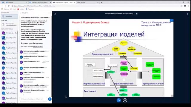 Методология ARIS. Моделирование и анализ бизнес процессов. Лекция 5. Тусур 3 курс. смотреть онлайн