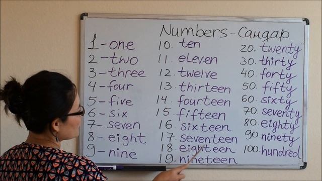 Англис Тил Эжеке 30 - Сандар - Numbers (Намберз) Бир, Эки, Уч смотреть онлайн