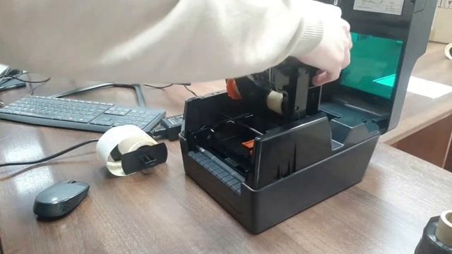 Принтер этикеток POScenter TT-100 USE (термотрансферный) смотреть онлайн