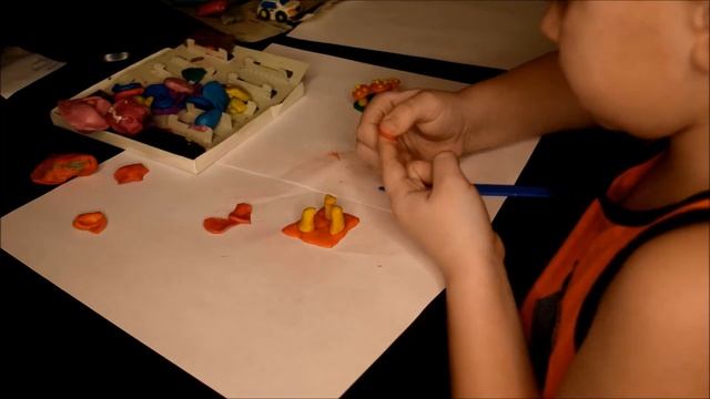 Лепим из пластилина 