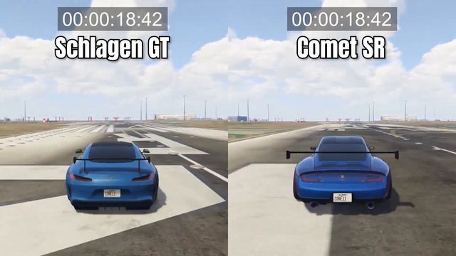 GTA 5 ONLINE - COMET SR VS SPORT CARS (CAN COMET SR BEAT FASTEST SPORT CARS?)