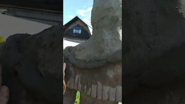 Садовая фигура своими руками ! Баст. bȝstt. Do-it-yourself garden figure bast ! смотреть онлайн