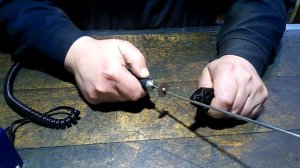 Вольфрамовая мормышка своими руками - быстро и просто.