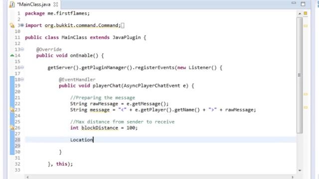 How to Make Bukkit Plugins: Player Chat Radius! | #9 | 1.8 смотреть онлайн