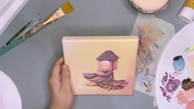 “At Home in my Head”: A Painting Timelapse Video | Art by Jenina Benitez | Sept 2022 смотреть онлайн