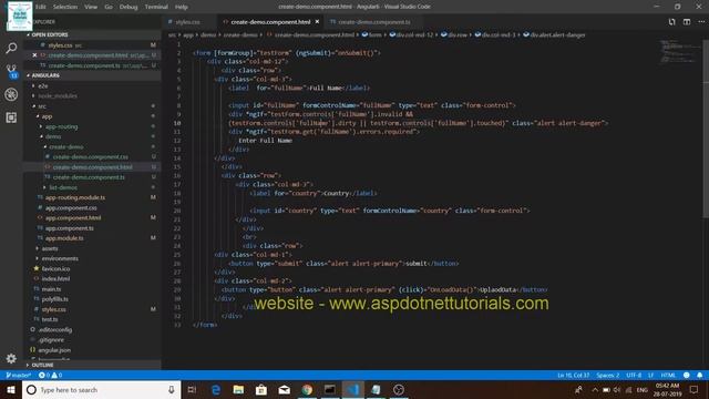 How to use validation in angular 6 || #angular 6 tutorials 7 смотреть онлайн