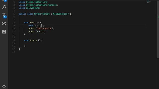 Unity 3D. Программирование в C#, урок 1 смотреть онлайн