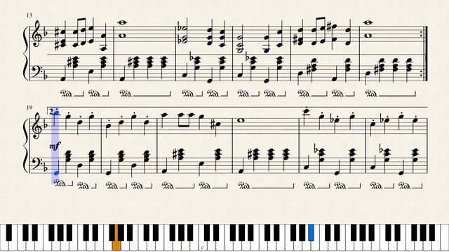 Horrible (Piano Solo, MuseScore) (Old Version) смотреть онлайн