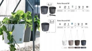 Обзор кашпо для цветов Prosperplast серии Rato