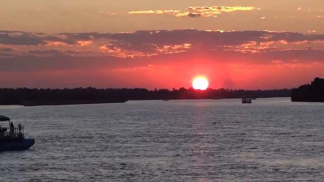 Африка Замбия  прогулка по Замбези