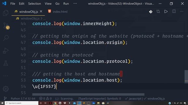What is Window Object in JavaScript ? - #53 смотреть онлайн