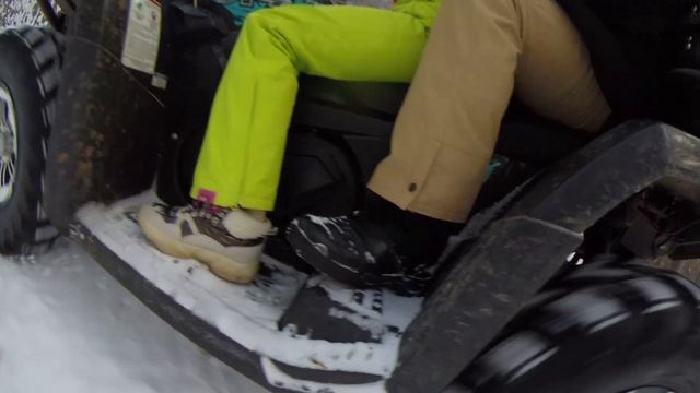 Лесная прогулка на квадроцикле / Квадроцикл + Квадрокоптер = отличный тандем / Cf Moto / Mavic Pro