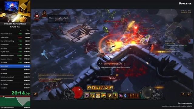 Diablo III: Reaper of Souls - Any% NG+ Monk Speedrun in 39:34 смотреть онлайн