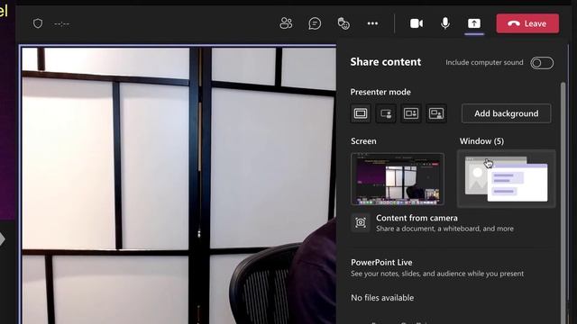 1 Screen In Teams On Mac: You See Notes In Presenter View; Audience Sees Full Screen Slides