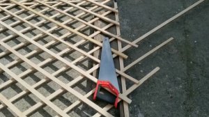 Декоративная обрешетка из рейки