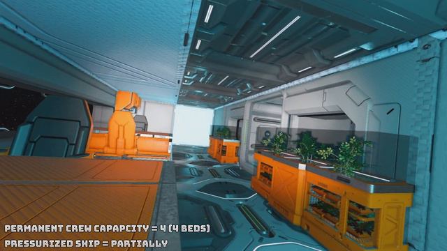 Space Engineers ship interior showcase - KFN Tavros Support Carrier смотреть онлайн