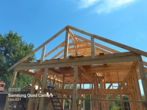 Стропильная система крыши каркасного дома, ч.2