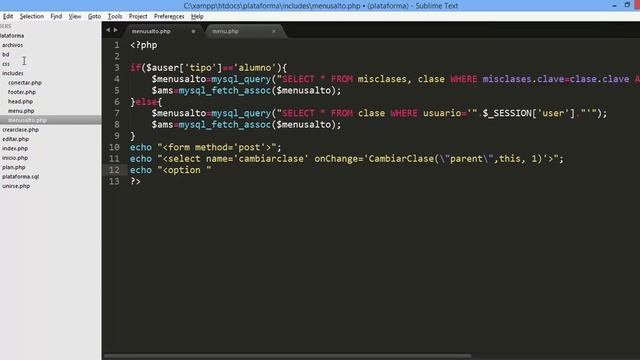 ? Crear LMS | Plataforma E-learning con PHP MYSQL | Cambiar de Clase смотреть онлайн