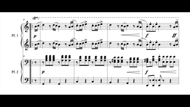 A. Diabelli - 26. La minore Allegro alla turca from "28 pezzi melodici" for Piano four hands (score смотреть онлайн