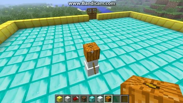 Делаем железного голема и обычного снеговика в minecraft смотреть онлайн