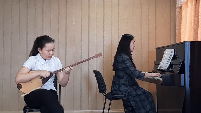 Кадирмаханова Сандугаш. Русс.нар.песня" Ах вы сени,мои сени" смотреть онлайн