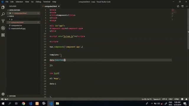 vue js component part1 #15 смотреть онлайн
