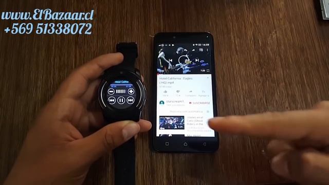 Smartwacth V8 Review - Español www.ElBazaar.cl смотреть онлайн
