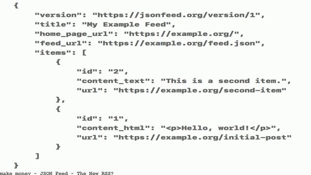 JSON Feed - The New RSS? смотреть онлайн