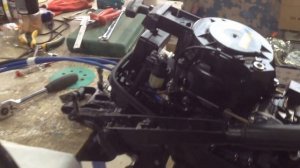 установка дистанции на лодочный мотор Suzuki DT9.9AS - DT15AS