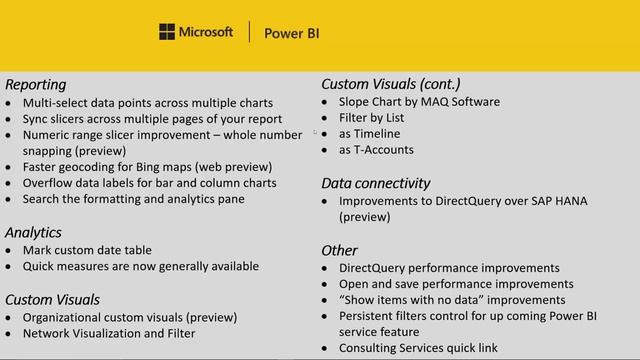 MS PowerBI Desktop Update February 2018 смотреть онлайн