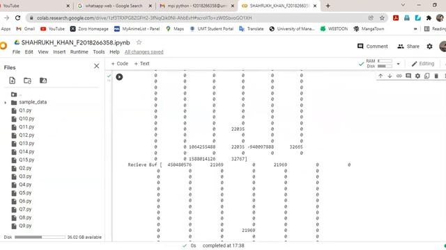 PYTHON COLAB - MPI4PY смотреть онлайн