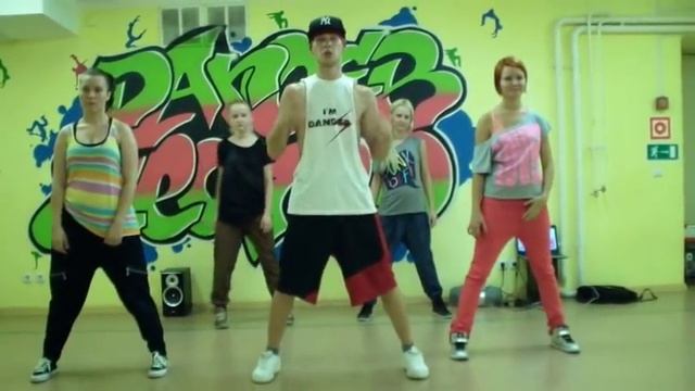 Школа Танца Danger Electro 2й Урок по Hip Hop смотреть онлайн
