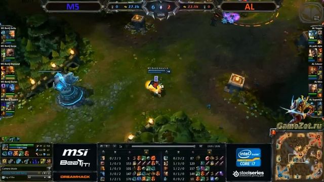 Dreamhack summer 2012 League of Legends: M5 vs AL смотреть онлайн