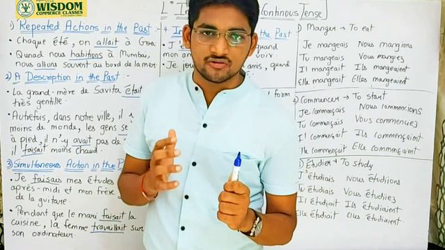 L'Imperfait II Past Continuous Tense II French Grammar Exercises II #28 смотреть онлайн