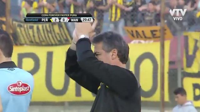 Diego Forlan   1er Gol Para Peñarol  09 0815   GOLAZO!