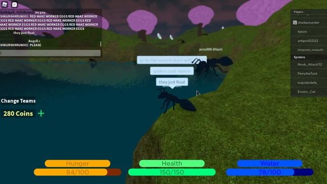 roblox Antelligence: Ant Colony Game how to survive a spider attack смотреть онлайн