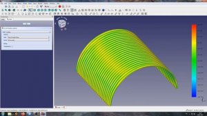 Расчет арки из проф.листа во FreeCAD FEM