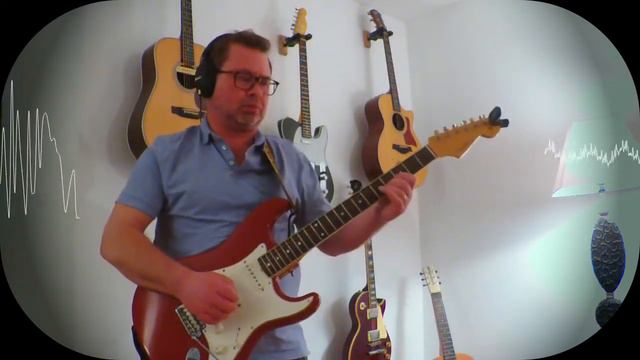 Jeff Beck - Cause we've ended as lovers - cover with Eric Johnson signature stratocaster смотреть онлайн