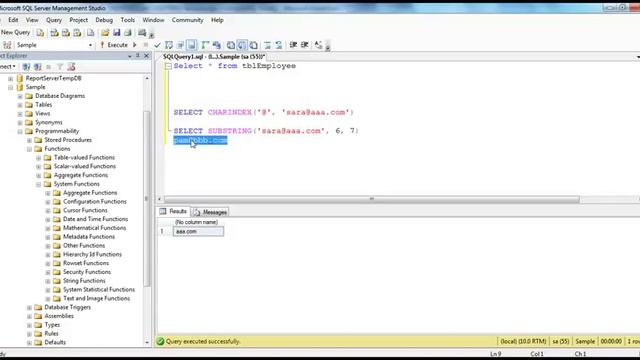 Part 23 LEFT, RIGHT, CHARINDEX and SUBSTRING functions смотреть онлайн