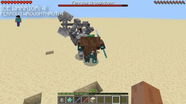 Ferrous Wroughtnaut vs Ice Warrior vs All Mutant Mob | Minecraft Mob Battle смотреть онлайн