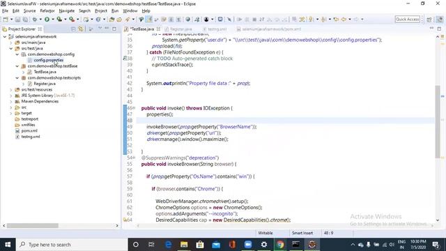 Selenium WebDriver Java Framework From Scratch | Part1 смотреть онлайн