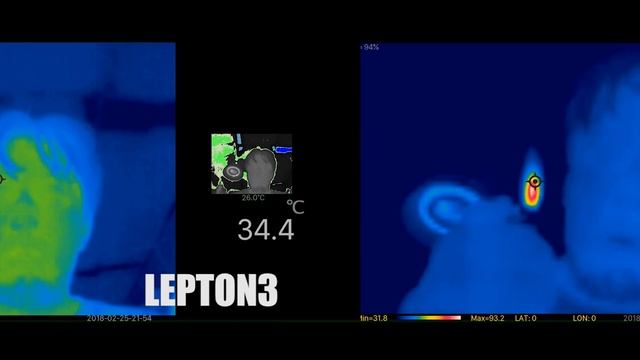 W&T Thermal Cam [Lepton1 vs. Lepton3] смотреть онлайн