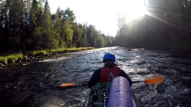 Северная Карелия. Река Кереть. Порог Мураш. смотреть онлайн
