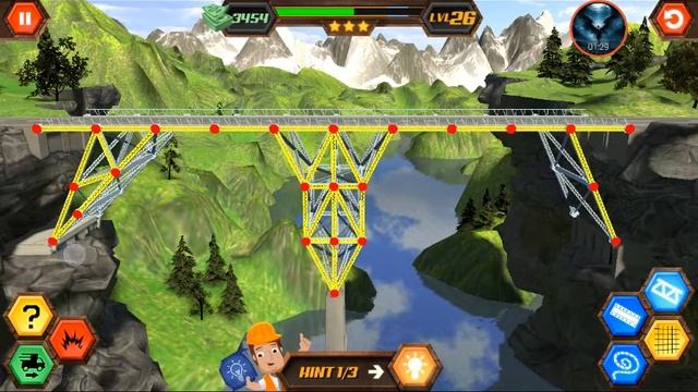 Bridge Construction Simulator 3d Level 26