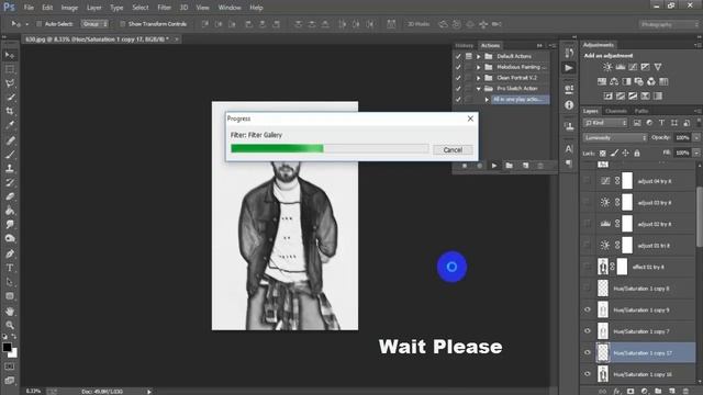 How To Convert You Photo Into A Pencil Sketch Art|Photoshop CC Tutorial смотреть онлайн