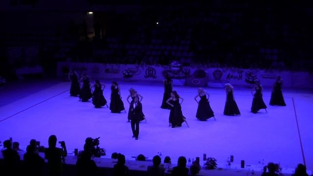 Показательное выступление на Ч.М. по эстетической гимнастике 2014г. Команда МАДОННА И САНИЯ ГЛЫЗИНА смотреть онлайн