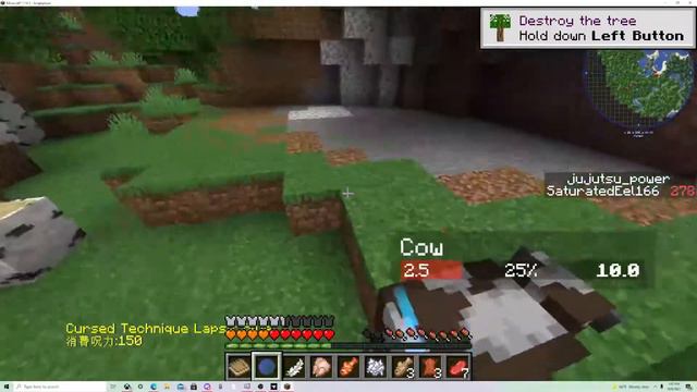 Jujutsu Kaisen modded Minecraft 100 days hardcore смотреть онлайн