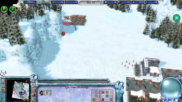 Stronghold Legends | Complete Walkthrough Of Ice Campaign On Hard Difficulty | No Commentary